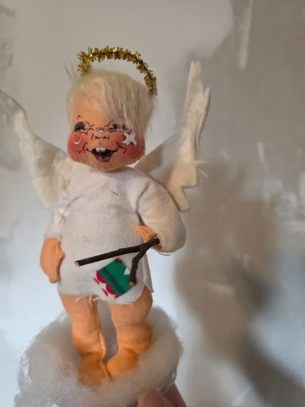 Annalee Naughty Angel Slingshot 1980s Black eye